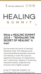 Mobile Screenshot of healingsummit.org
