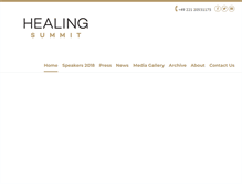 Tablet Screenshot of healingsummit.org